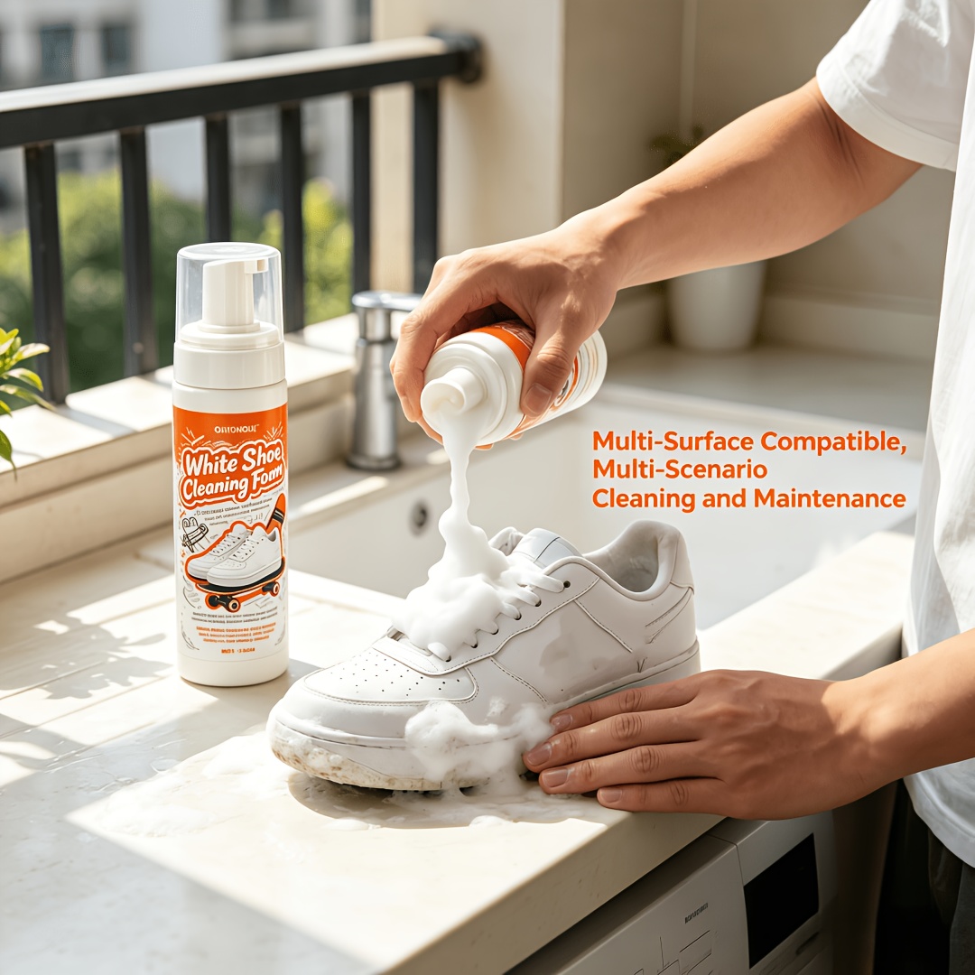Sneaker Cleaner - Draagbare, niet-afspoelbare witte schoenreiniger schuim, multi-oppervlakte