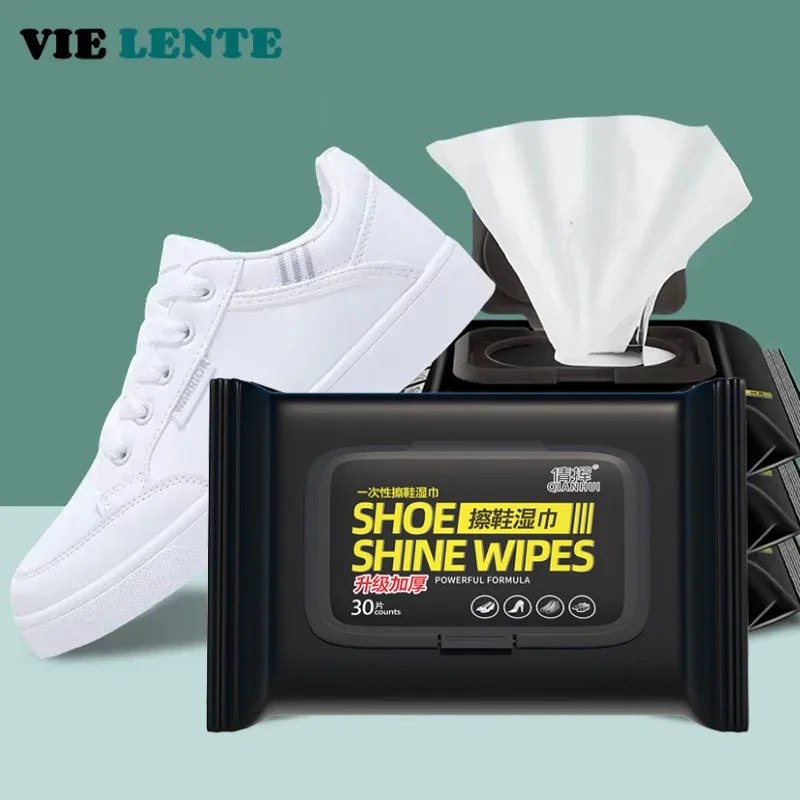 Sneaker Cleaner - 12-60 Stuks Wegwerp Schoenen Schone Doekjes
