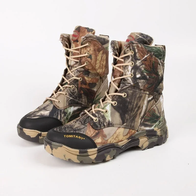 Sneaker Zone - Heren Woestijn Camouflage Laarzen Speciale Combat