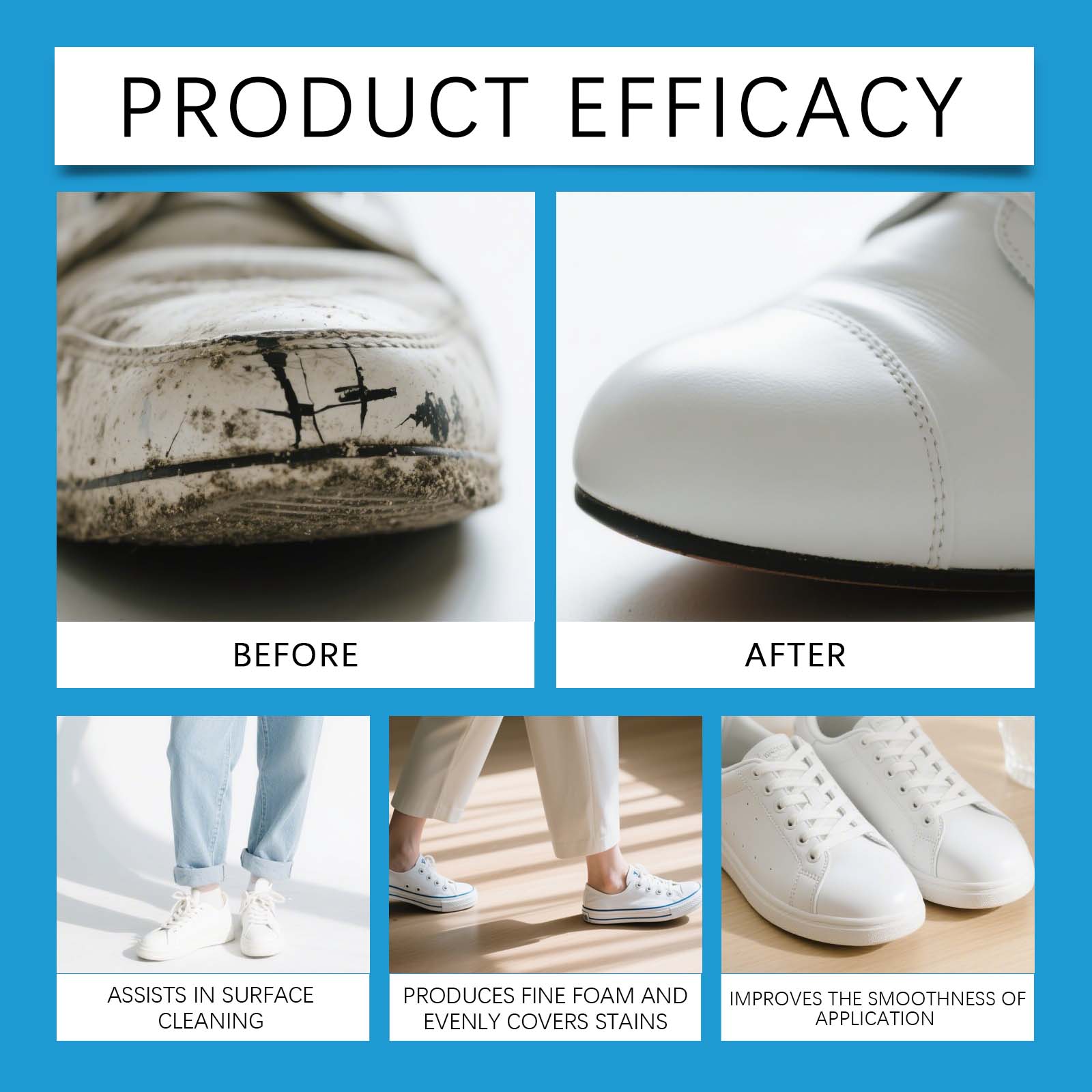 Witte Schoenreiniger Crème Sne - Sneaker Cleaner recensie en prijs