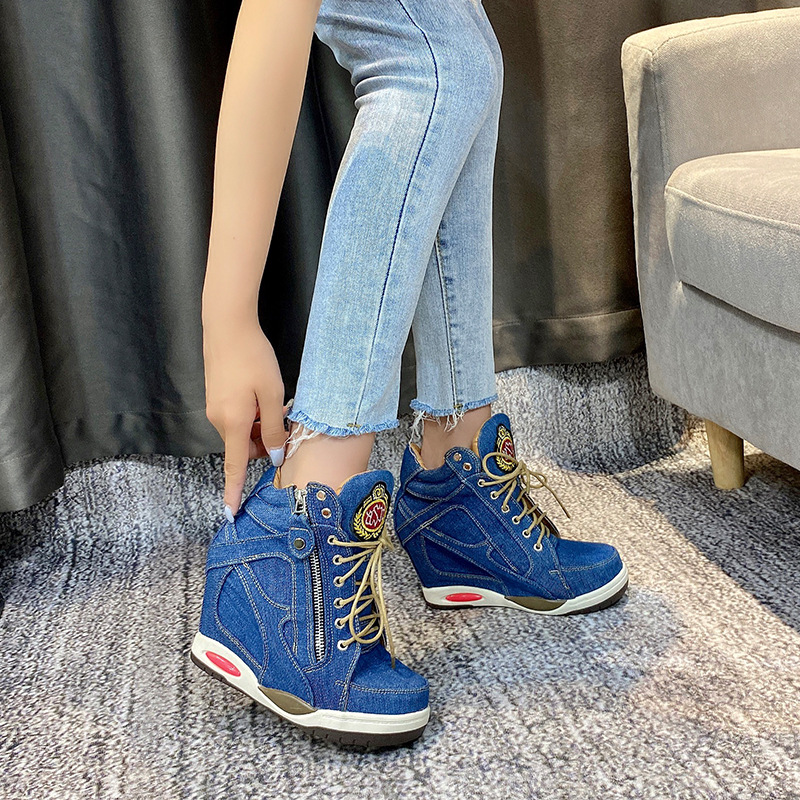 Big Size Dames Denim Wiggen Sn - Sneaker Zone recensie en prijs